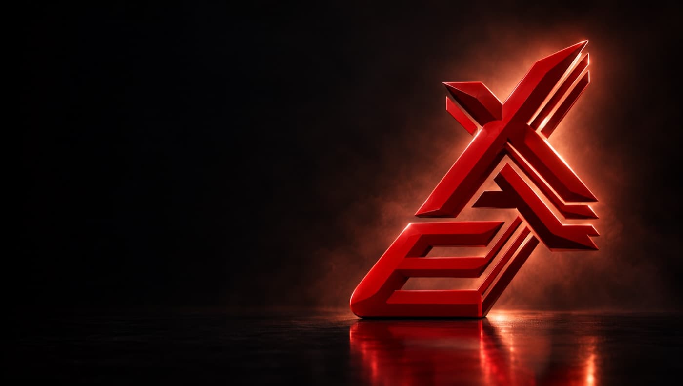 EAX logosunun 3D baskı stüdyo sahnesi