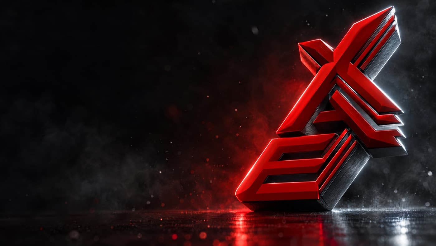 EAX logosunun 3D baskı stüdyo sahnesi