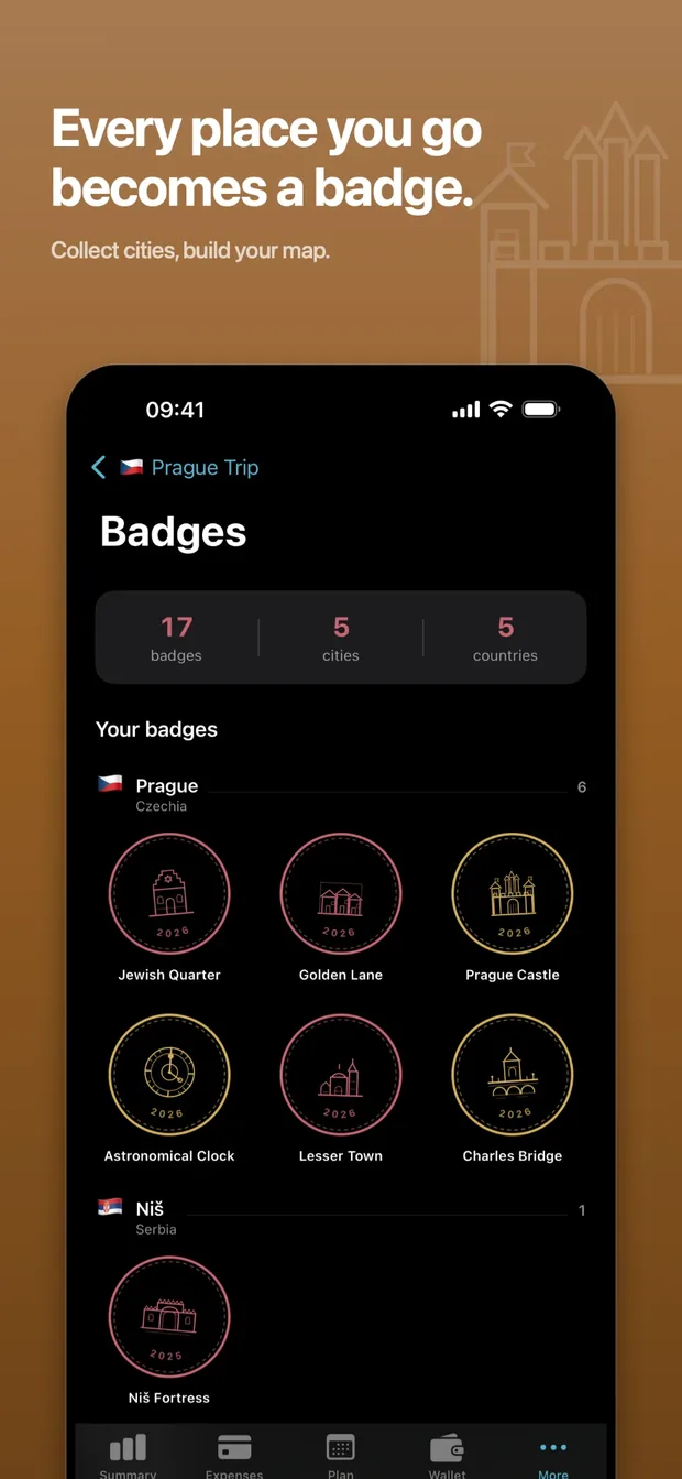 Valiz — Every place you go becomes a badge